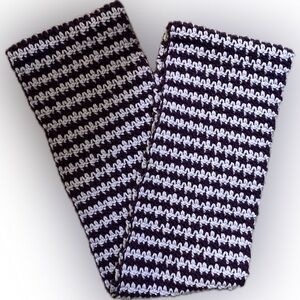 Beautiful handmade purple infinity scarf LIKE NEW condition.